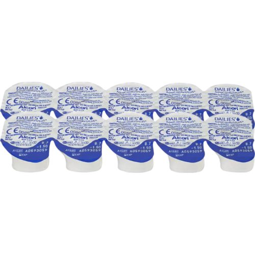Контактні лінзи Dailies Aqua Comfort Plus (10 шт) linzar.com.ua